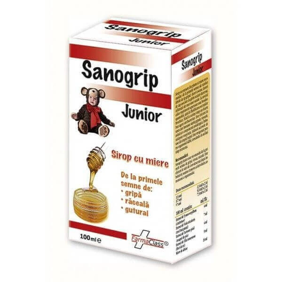 Sanogrip Junior, 100 мл, FarmaClass: цены и характеристики