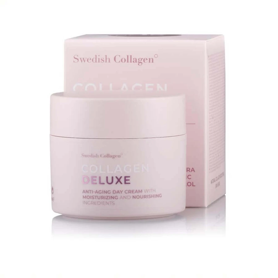 Антивозрастной дневной крем с ретинолом Collagen Deluxe, 50 мл, Шведский коллаген: цены и характеристики