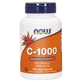 Now Foods C-1000, вітамін С + біофлавоноїди + рутин, 100 вегетаріанських капсул