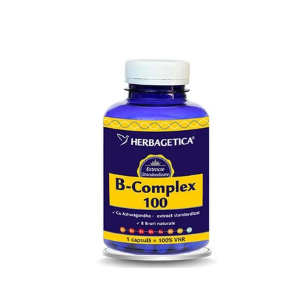 B-Complex 100 Herbagetica, 120 капсул: цены и характеристики