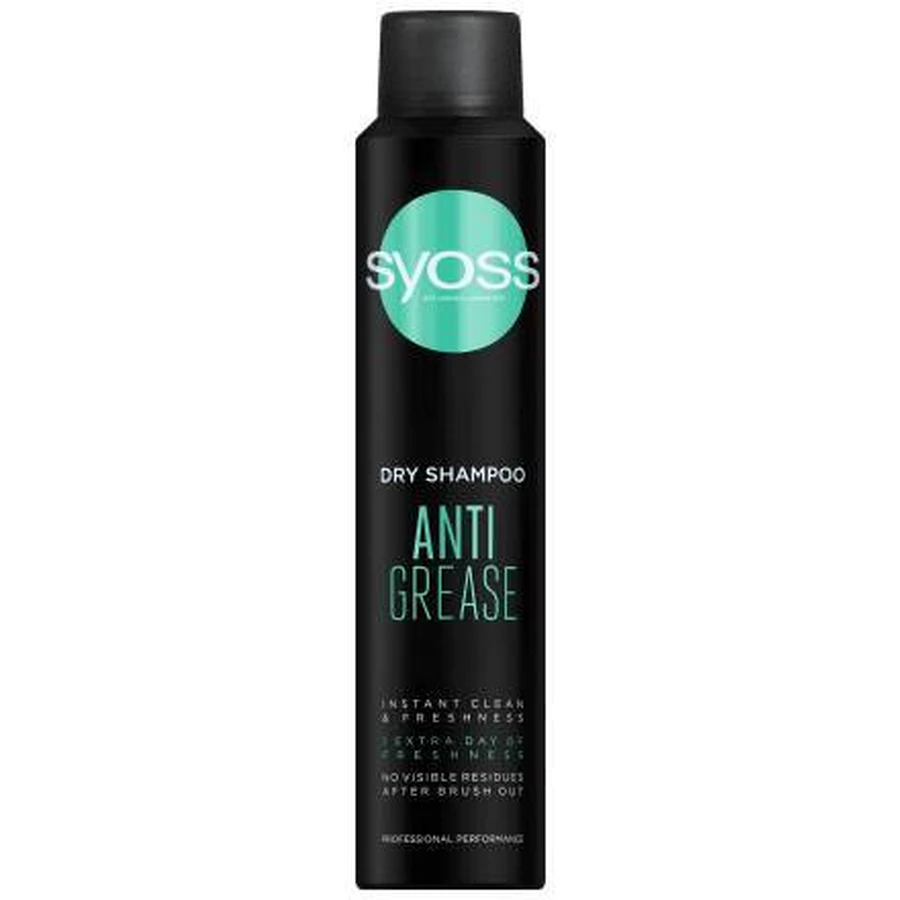 Сухий шампунь Syoss Anti Grease Dry Shampoo 200 мл: ціни та характеристики