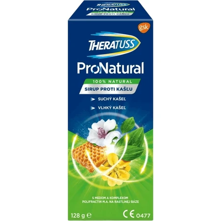 TheraTuss ProNatural натуральный сироп для сухих и влажных каел 128 г: цены и характеристики