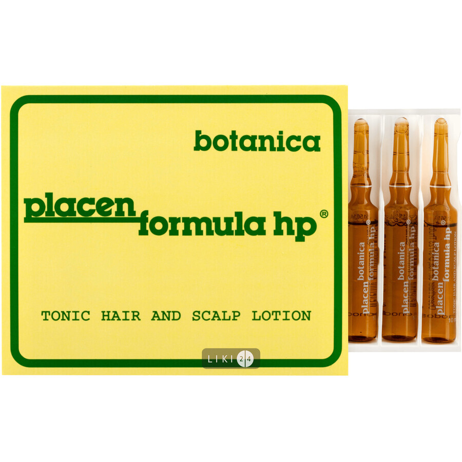Средство для волос Botanica Placen Formula HP 10 мл ампулы, №6: цены и характеристики