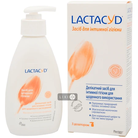 Средство для интимной гигиены Lactacyd, 200 мл флакон с дозатором: цены и характеристики