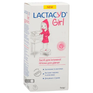 Гель для интимной гигиены Lactacyd для девочек, 200 мл