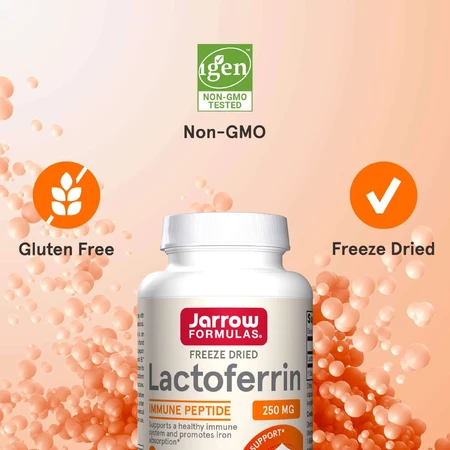 Лактоферрин 250 мг, 60 капсул, Jarrow Formulas: цены и характеристики