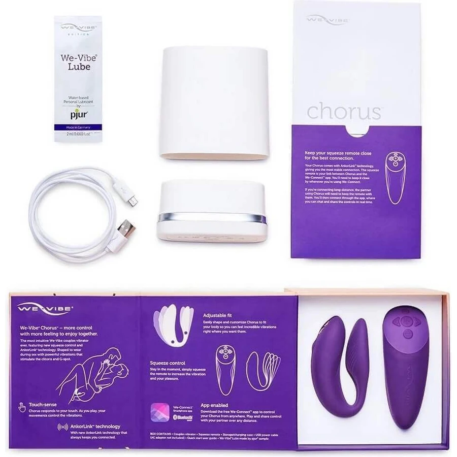 We-Vibe Вибратор CHORUS фиолетовый 1×1 штука, вибратор: цены и характеристики