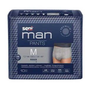 Мужские впитывающие трусы Man Pants, M, 10 штук, Грудь