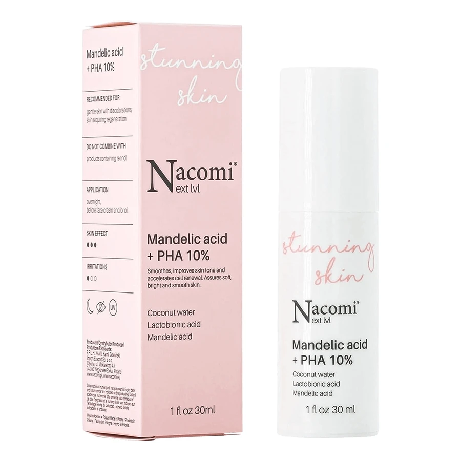 Сироватка Nacomi Next Level Mandelic Acid + PHA 10%, 30 мл: ціни та характеристики