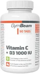 GymBeam Вітамін C + D3 1000 МО 90 таблеток