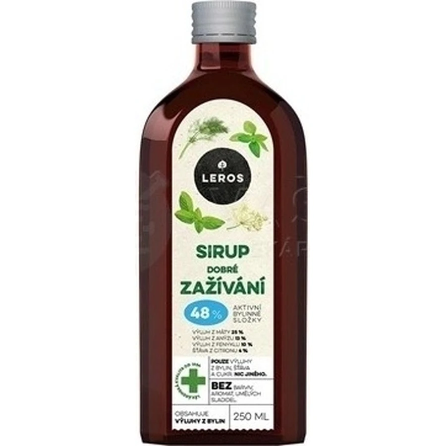 LEROS SIRUP GOOD DIGESTION 1×250 мл, сироп для поддержки пищеварения: цены и характеристики