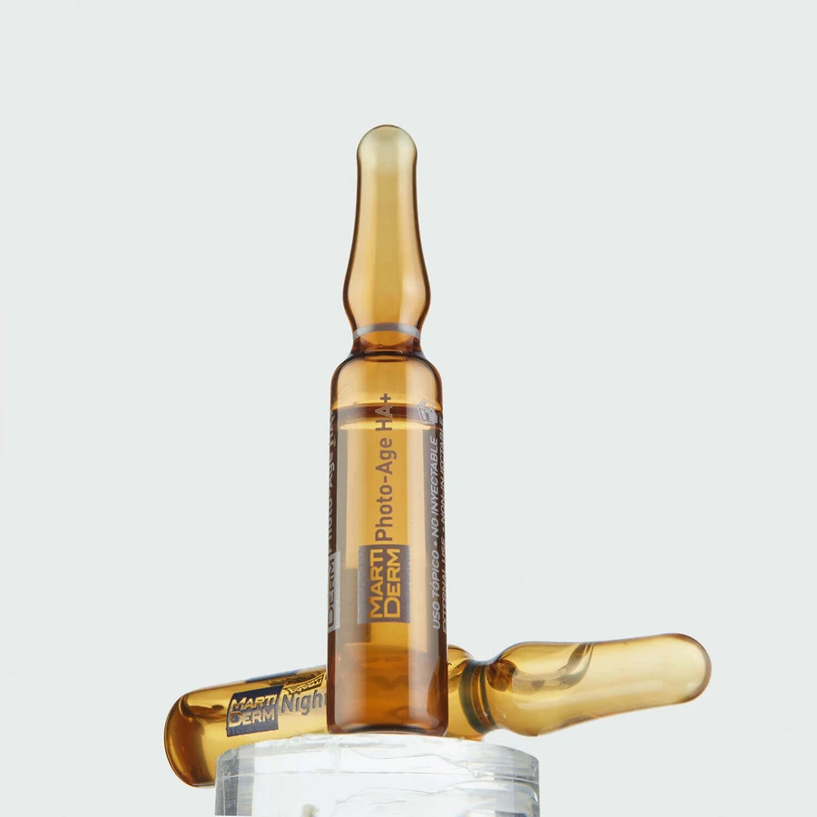 Набор с бесплатной MartiDerm Platinum Photo Age [HA+], сыворотка для лица, 2 мл x 10 ампул + Night Renew, ночной бустер, 2 мл x 5 ампул: цены и характеристики