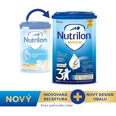 Nutrilon 3 Advanced Vanilla порошок для приготовления молочной смеси для малышей 800 г: цены и характеристики