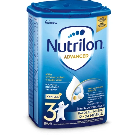 Nutrilon 3 Advanced Vanilla порошок для приготовления молочной смеси для малышей 800 г: цены и характеристики