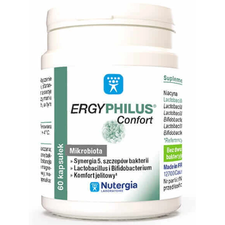 Ergyphilus Confort Nutergia, Микробиота 60 капсул: цены и характеристики