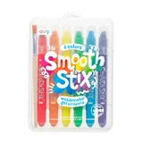 Гелевые акварельные карандаши Smooth Stix, +3 года, 6 цветов, Ooly