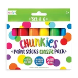 Твердые темперные карандаши Chunkies, 3 года+, 6 шт, Ooly