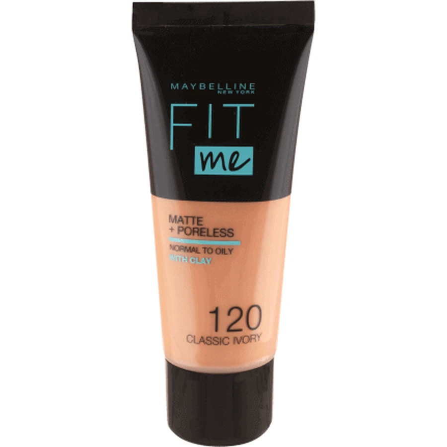 Maybelline New York Fit Me Matte & Poreless foundation 120 Classic Ivory, 30 мл: цены и характеристики