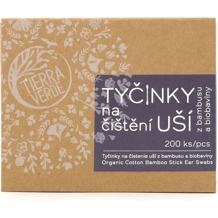 Tierra Verde Бамбуковые ушные палочки 1×200 шт, бамбуковые ушные палочки: цены и характеристики
