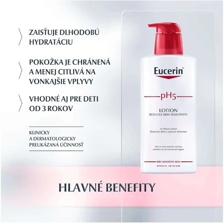 Eucerin pH5 увлажняющий лосьон для тела для чувствительной кожи 400 мл: цены и характеристики