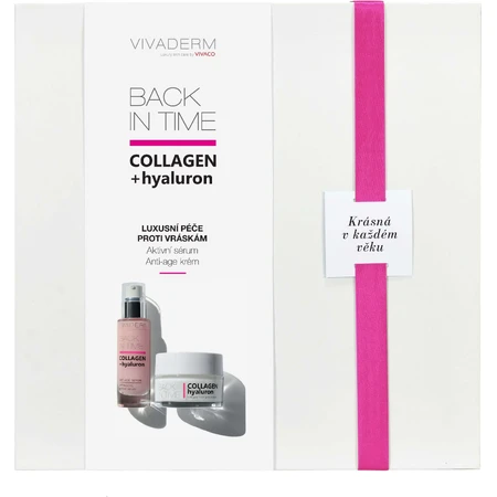 Розкішна упаковка антивікової косметики Vivaco VIivaderm Collagen Hyaluron в паперовій коробці: ціни та характеристики