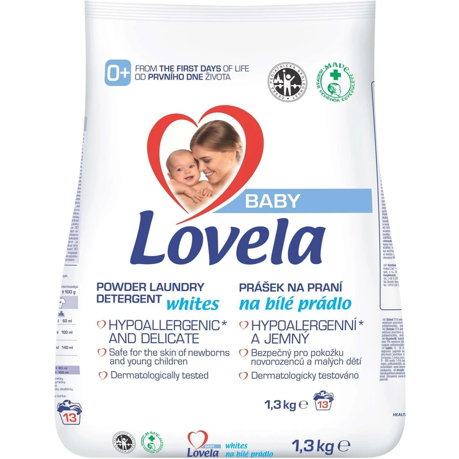 Lovela Детский стиральный порошок для белого цвета 1,3 кг: цены и характеристики