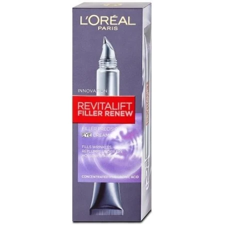 L'Oréal Paris Revitalift Filler Відновлювальний крем для повік 15 мл: ціни та характеристики