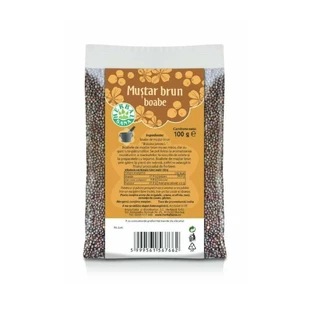Семена коричневой горчицы, 100 г, Herbal Sana