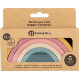 Petite&Mars Силіконова складна іграшка Rainbow Intense Ochre 12м+ 6 шт