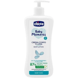 Chicco Молочко для тела с дозатором Baby Moments 87 % натуральных ингредиентов 500 мл