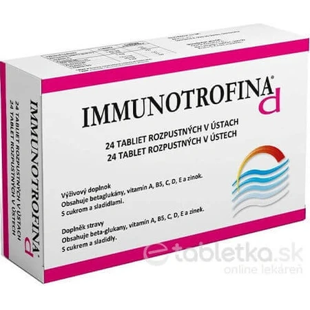 ИММУНОТРОФИНА d 1×24 табл.: цены и характеристики