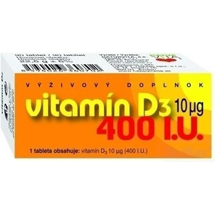 NATURVITA VITAMIN D3 10 г (400 ЕД) 1×90 табл, витамин D3