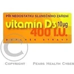 NATURVITA VITAMIN D3 10 мкг (400 МО) 1×90 тбл, вітамін D3: ціни та характеристики