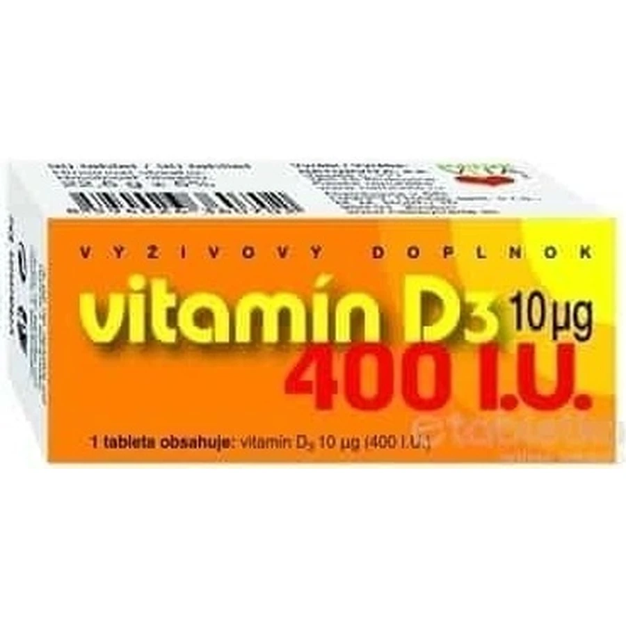 NATURVITA VITAMIN D3 10 мкг (400 МО) 1×90 тбл, вітамін D3: ціни та характеристики