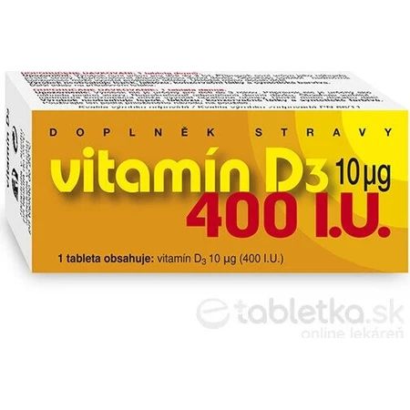 NATURVITA VITAMIN D3 10 мкг (400 МО) 1×90 тбл, вітамін D3: ціни та характеристики