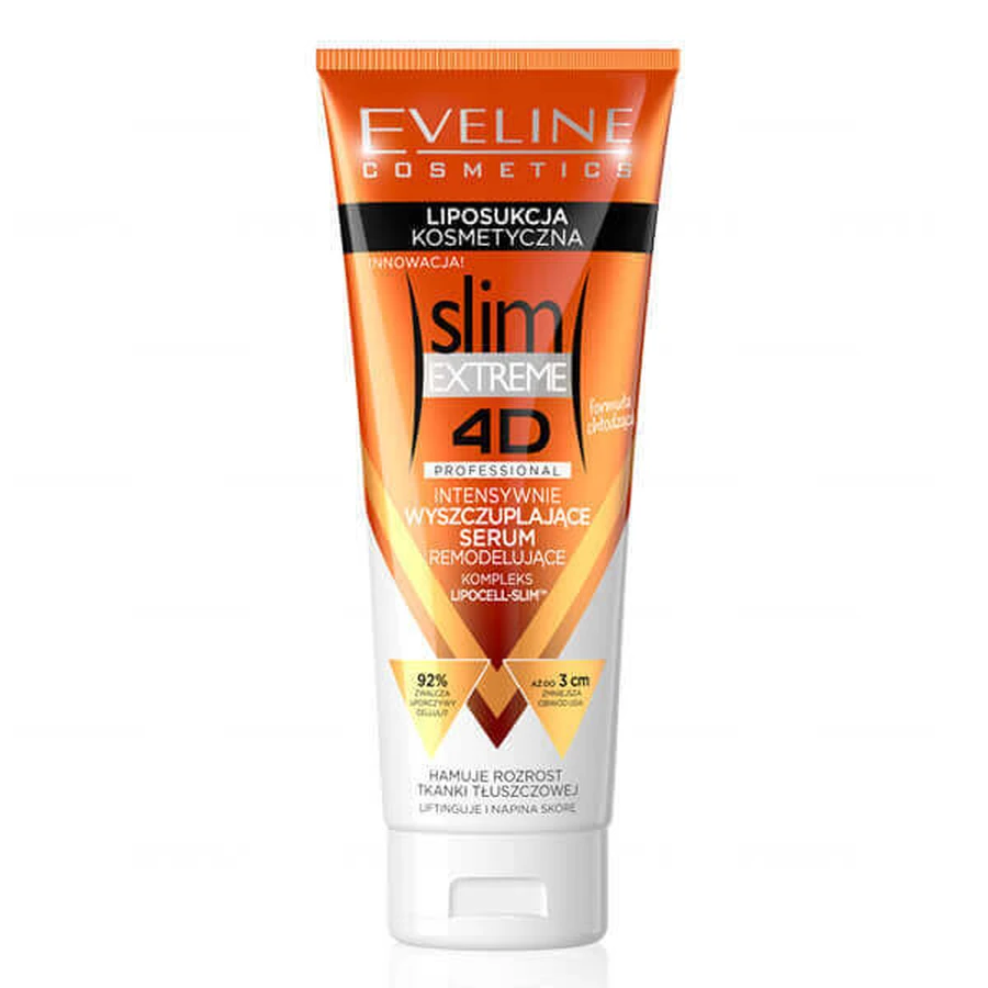 Eveline Cosmetics Slim Extreme 4D, интенсивная ремоделирующая сыворотка для похудения, 250 мл: цены и характеристики