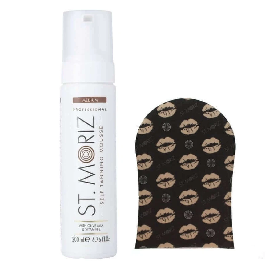 Набор St Moriz Professional Self Tanning Foam Medium + аппликатор Manusa: цены и характеристики