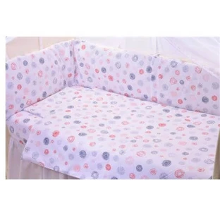 Комплект білизни та бічного захисту, 120x60 см, Cuddly Cots, Fic Baby