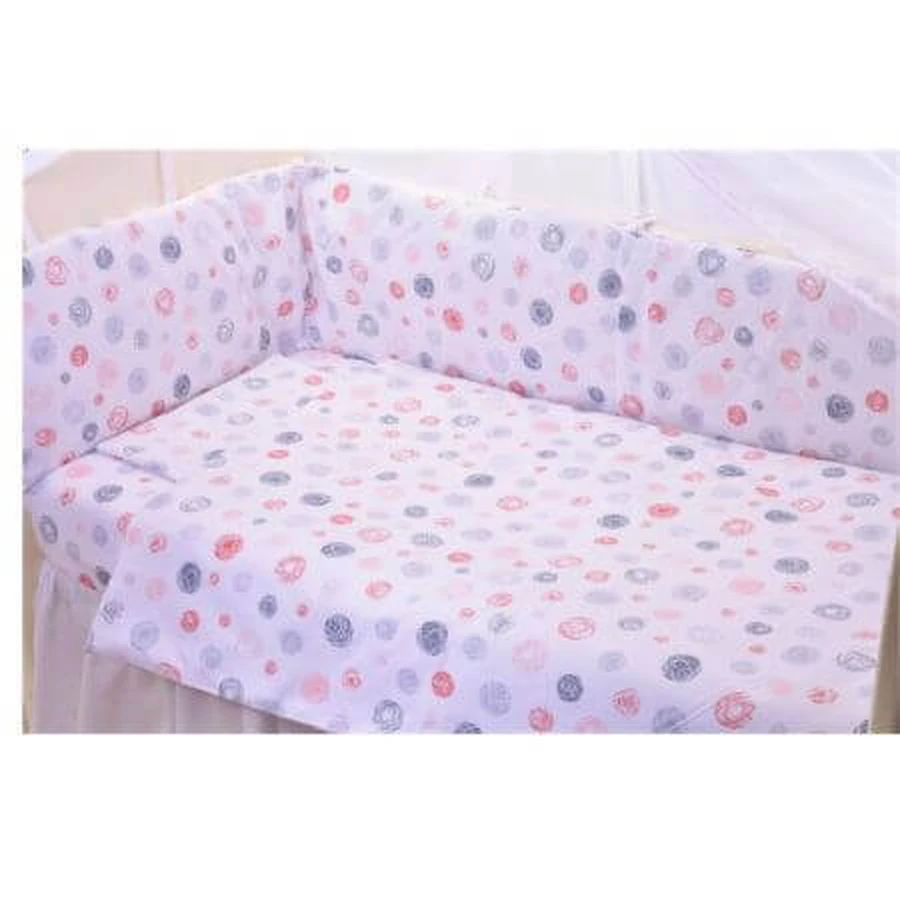 Комплект білизни та бічного захисту, 120x60 см, Cuddly Cots, Fic Baby: ціни та характеристики