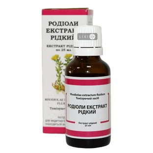 Родиолы экстракт жидкий 25 мл фл., в пачке