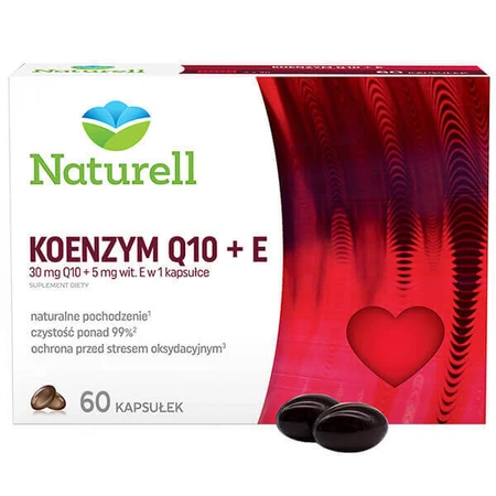 Naturell, Коэнзим Q-10 30 мг + витамин Е, 60 капсул: цены и характеристики
