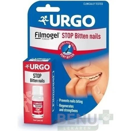 URGO FILMOGEL STOP NAIL BITING 1×9 мл, горький лак против обкусывания ногтей: цены и характеристики