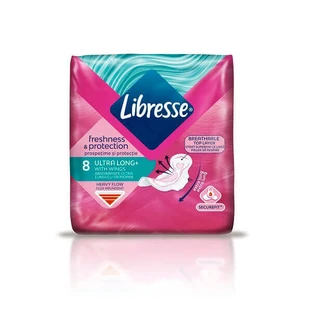 Гігієнічні прокладки Libresse Ultra Long, 8 штук