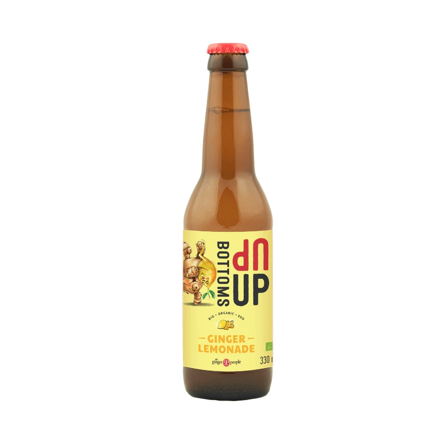 Органический имбирный лимонад Bottoms Up, 330 мл, The Ginger People: цены и характеристики