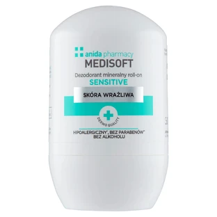 Anida Medisoft, Минеральный дезодорант, роликовый, 50 мл