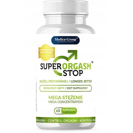 Супер Оргазм Стоп Medica-Group Super Orgasm Stop для задержки преждевременной эякуляции, 60 капсул: цены и характеристики