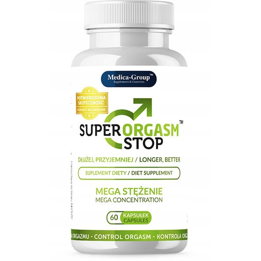 Супер Оргазм Стоп Medica-Group Super Orgasm Stop для задержки преждевременной эякуляции, 60 капсул: цены и характеристики