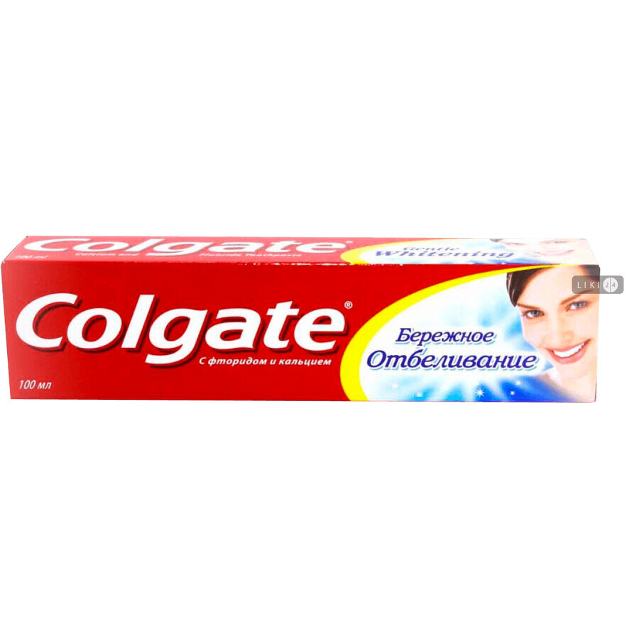Зубна паста colgate gentle whitening 100 мл, Дбайливе відбіл.: ціни та характеристики