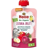 Holle Zebra Bee Organic фруктовое пюре яблоко, банан и красная свекла в молоке читать: Zebra Bee Органическое фруктовое пюре яблоко, банан и кервель 100 г