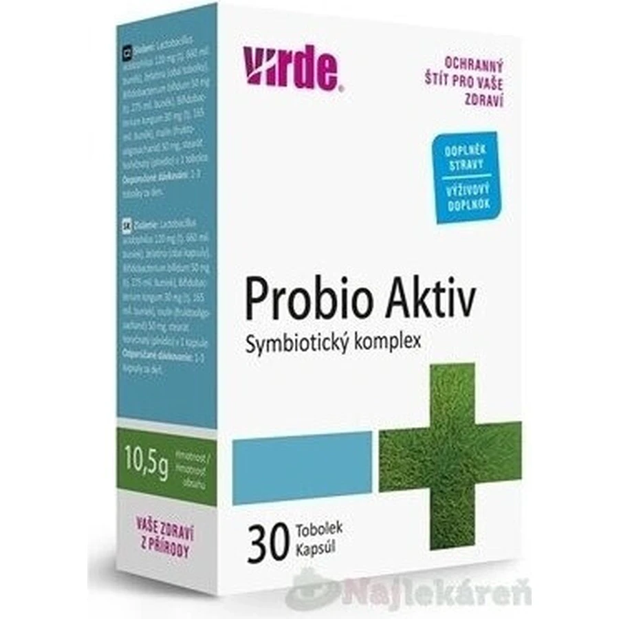 VIRDE PROBIO AKTIV 1×30 тбл, харчова добавка: ціни та характеристики